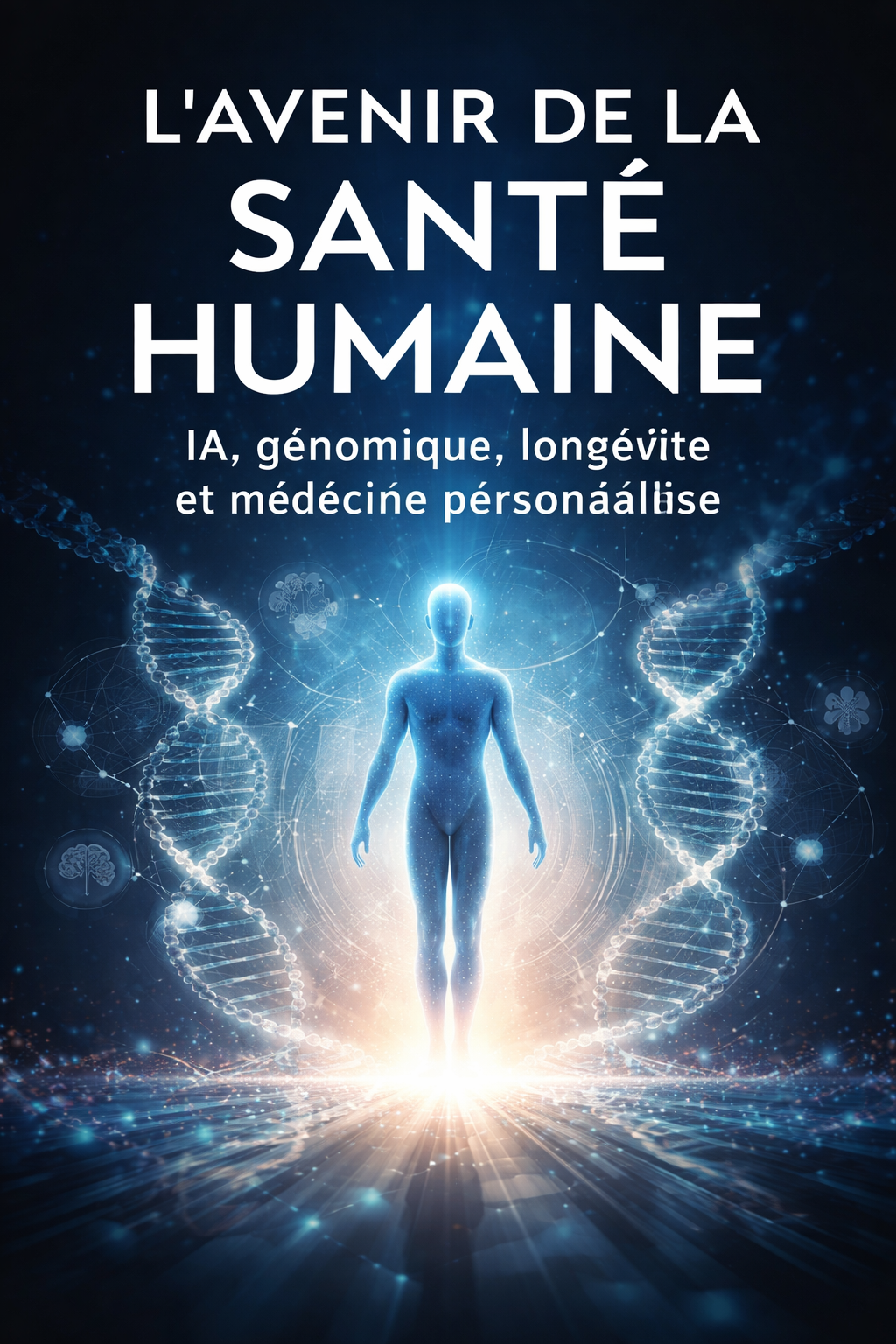 Cover of L’avenir de la santé humaine : IA, génomique, longévité et médecine personnalisée